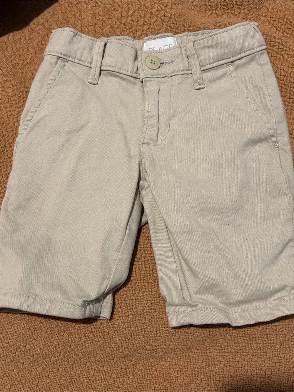 Kids Neutral Uniform Khaki Shorts